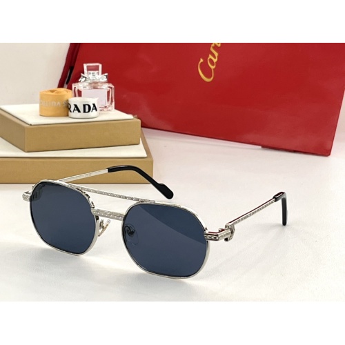 Cartier AAA Quality Sunglassess #1180711 $64.00 USD, Wholesale Replica Cartier AAA Quality Sunglassess