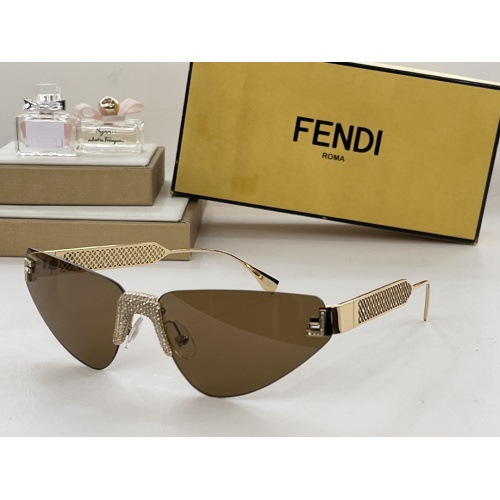 Fendi AAA Quality Sunglasses #1180848 $64.00 USD, Wholesale Replica Fendi AAA Quality Sunglasses