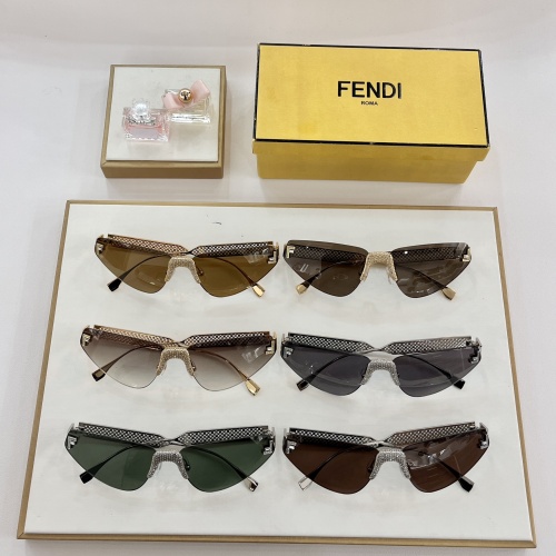 Replica Fendi AAA Quality Sunglasses #1180848 $64.00 USD for Wholesale