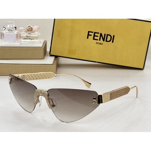 Fendi AAA Quality Sunglasses #1180851 $64.00 USD, Wholesale Replica Fendi AAA Quality Sunglasses