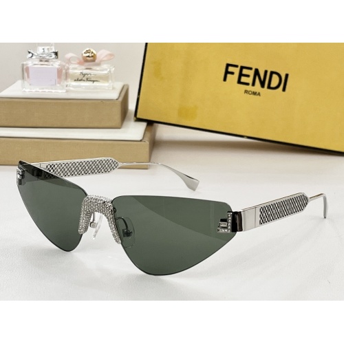 Fendi AAA Quality Sunglasses #1180853 $64.00 USD, Wholesale Replica Fendi AAA Quality Sunglasses