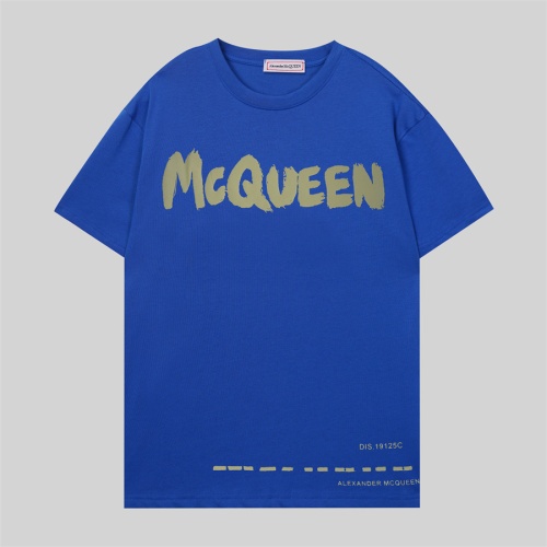 Alexander McQueen T-shirts Short Sleeved For Unisex #1180933