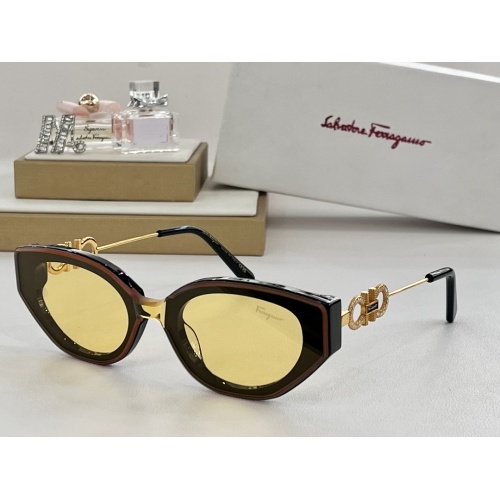 Salvatore Ferragamo AAA Quality Sunglasses #1180952 $60.00 USD, Wholesale Replica Salvatore Ferragamo AAA Quality Sunglasses