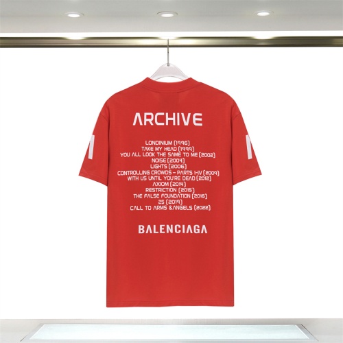 Replica Balenciaga T-Shirts Short Sleeved For Unisex #1180993 $34.00 USD for Wholesale