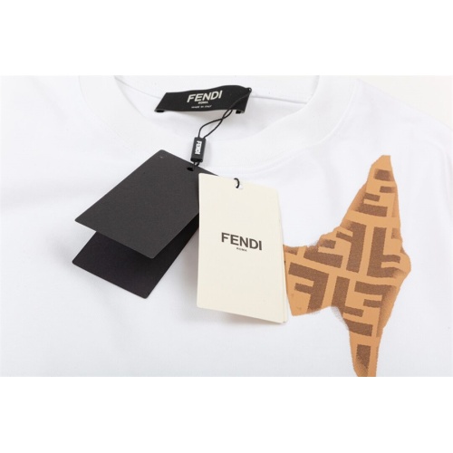 Replica Fendi T-Shirts Short Sleeved For Unisex #1181035 $42.00 USD for Wholesale