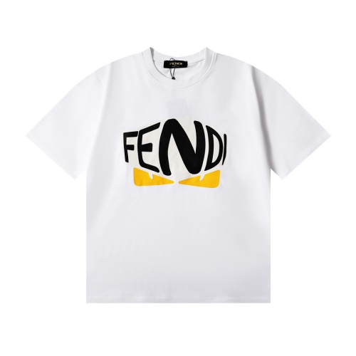 Fendi T-Shirts Short Sleeved For Men #1181039 $32.00 USD, Wholesale Replica Fendi T-Shirts