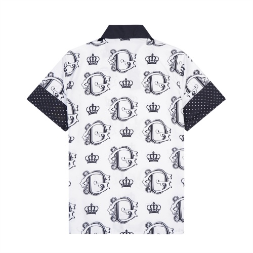 Replica Dolce & Gabbana D&G Shirts Short Sleeved For Men #1181229 $29.00 USD for Wholesale