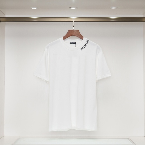 Balmain T-Shirts Short Sleeved For Unisex #1181244 $32.00 USD, Wholesale Replica Balmain T-Shirts