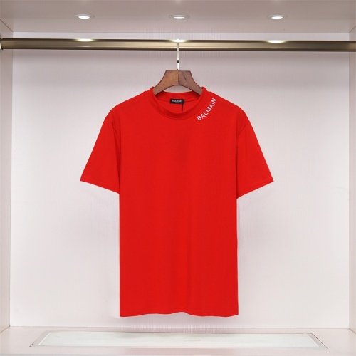 Balmain T-Shirts Short Sleeved For Unisex #1181245 $32.00 USD, Wholesale Replica Balmain T-Shirts