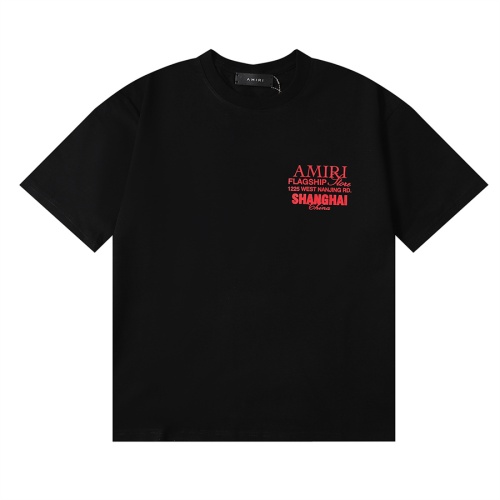 Replica Amiri T-Shirts Short Sleeved For Unisex #1181274 $27.00 USD for Wholesale