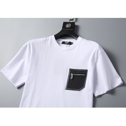 Replica Fendi T-Shirts Short Sleeved For Men #1181456 $25.00 USD for Wholesale