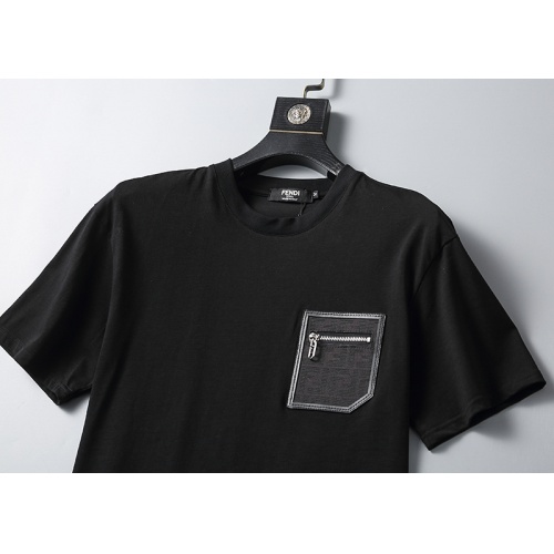 Replica Fendi T-Shirts Short Sleeved For Men #1181457 $25.00 USD for Wholesale