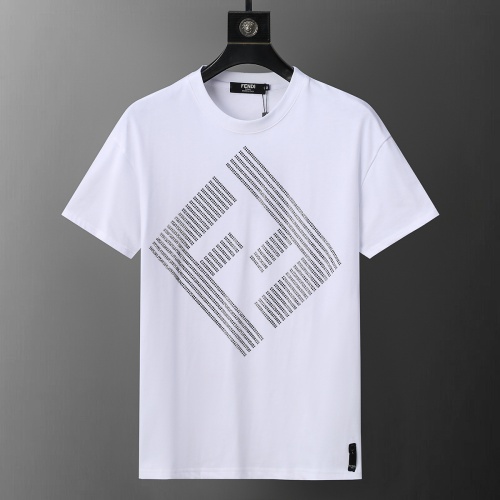 Fendi T-Shirts Short Sleeved For Men #1181458 $25.00 USD, Wholesale Replica Fendi T-Shirts