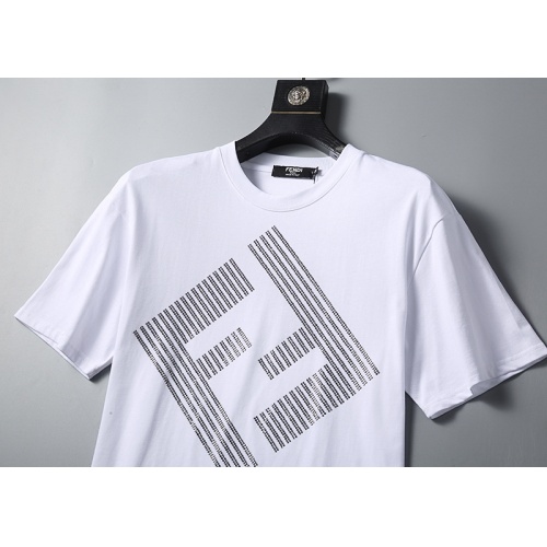 Replica Fendi T-Shirts Short Sleeved For Men #1181458 $25.00 USD for Wholesale