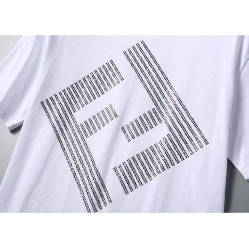 Replica Fendi T-Shirts Short Sleeved For Men #1181458 $25.00 USD for Wholesale