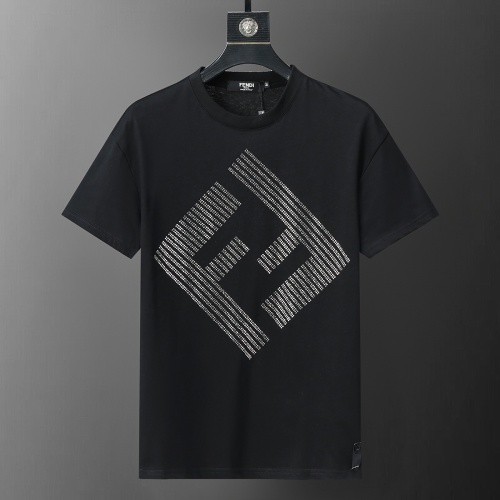 Fendi T-Shirts Short Sleeved For Men #1181459 $25.00 USD, Wholesale Replica Fendi T-Shirts