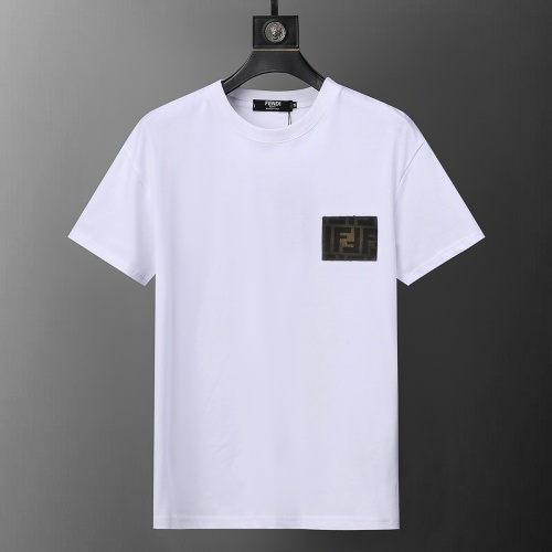 Fendi T-Shirts Short Sleeved For Men #1181504 $25.00 USD, Wholesale Replica Fendi T-Shirts