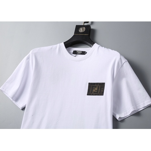 Replica Fendi T-Shirts Short Sleeved For Men #1181504 $25.00 USD for Wholesale