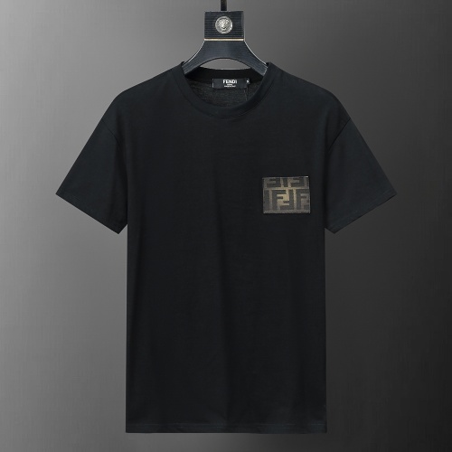 Fendi T-Shirts Short Sleeved For Men #1181506 $25.00 USD, Wholesale Replica Fendi T-Shirts