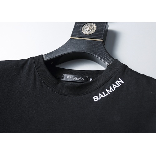 Replica Balmain T-Shirts Short Sleeved For Men #1181532 $25.00 USD for Wholesale