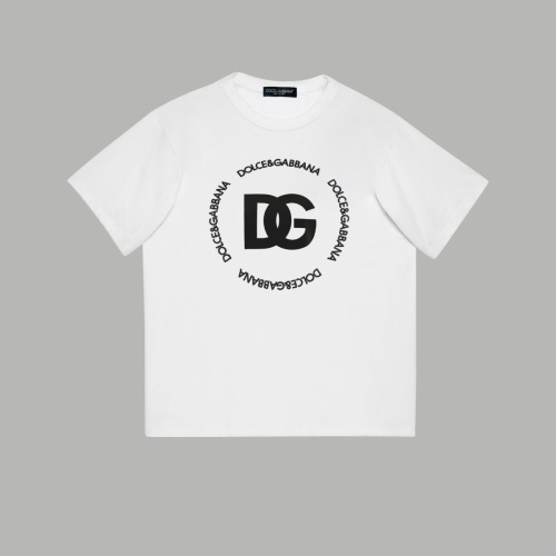 Dolce &amp; Gabbana D&amp;G T-Shirts Short Sleeved For Unisex #1181637 $40.00 USD, Wholesale Replica Dolce &amp; Gabbana D&amp;G T-Shirts