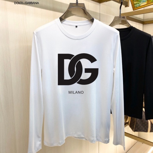 Dolce &amp; Gabbana D&amp;G T-Shirts Long Sleeved For Unisex #1181682 $34.00 USD, Wholesale Replica Dolce &amp; Gabbana D&amp;G T-Shirts