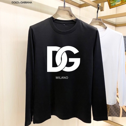 Dolce &amp; Gabbana D&amp;G T-Shirts Long Sleeved For Unisex #1181683 $34.00 USD, Wholesale Replica Dolce &amp; Gabbana D&amp;G T-Shirts