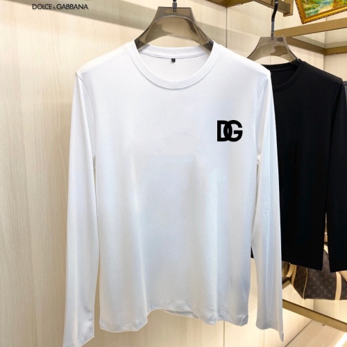 Dolce &amp; Gabbana D&amp;G T-Shirts Long Sleeved For Unisex #1181707 $34.00 USD, Wholesale Replica Dolce &amp; Gabbana D&amp;G T-Shirts