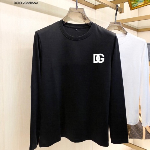 Dolce &amp; Gabbana D&amp;G T-Shirts Long Sleeved For Unisex #1181709 $34.00 USD, Wholesale Replica Dolce &amp; Gabbana D&amp;G T-Shirts