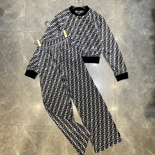 Replica Fendi Tracksuits Long Sleeved For Women #1181715 $105.00 USD for Wholesale
