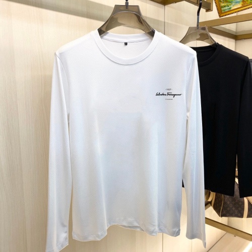 Salvatore Ferragamo T-Shirts Long Sleeved For Unisex #1181740 $34.00 USD, Wholesale Replica Salvatore Ferragamo T-Shirts