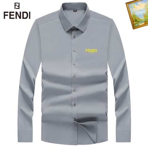 Fendi Shirts Long Sleeved For Unisex #1181752 $40.00 USD, Wholesale Replica Fendi Shirts