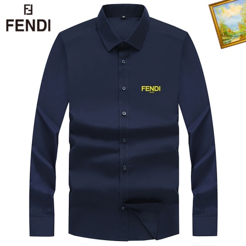 Fendi Shirts Long Sleeved For Unisex #1181753 $40.00 USD, Wholesale Replica Fendi Shirts