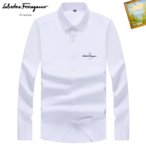 Salvatore Ferragamo Shirts Long Sleeved For Unisex #1181782 $40.00 USD, Wholesale Replica Salvatore Ferragamo Shirts