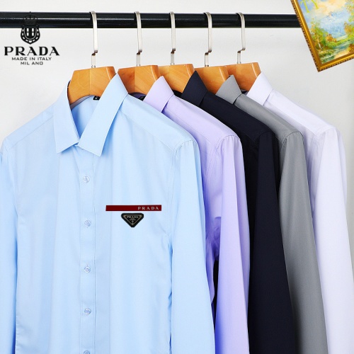 Replica Prada Shirts Long Sleeved For Unisex #1181850 $40.00 USD for Wholesale