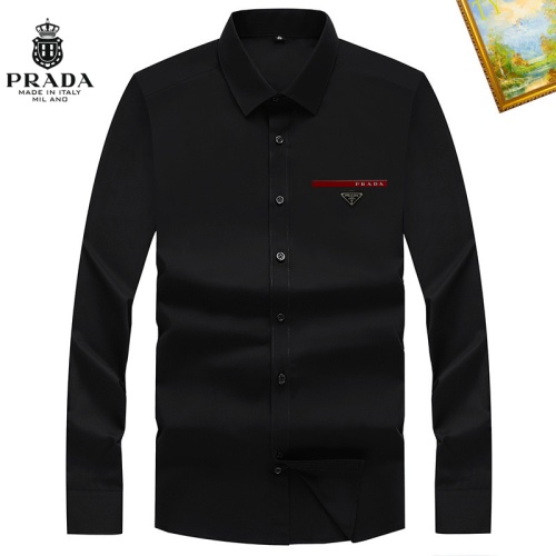 Prada Shirts Long Sleeved For Unisex #1181855 $40.00 USD, Wholesale Replica Prada Shirts