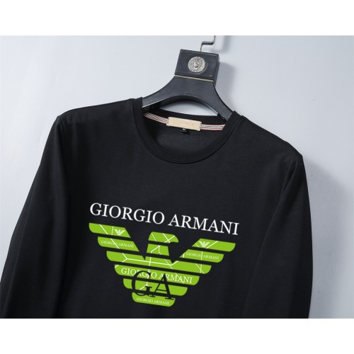Replica Armani Hoodies Long Sleeved For Men #1182028 $40.00 USD for Wholesale