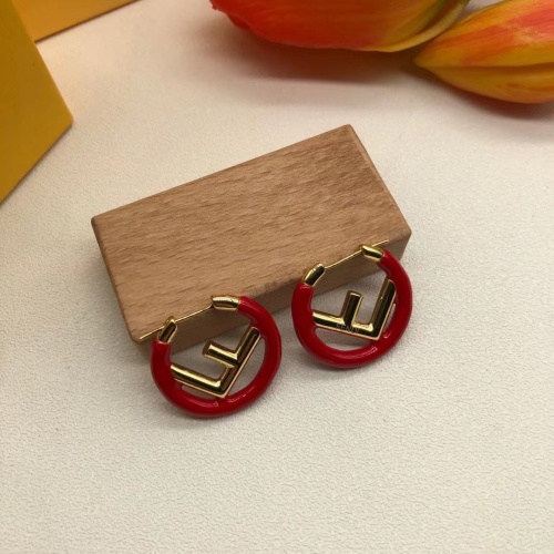 Replica Fendi Earrings For Women #1182117 $27.00 USD for Wholesale