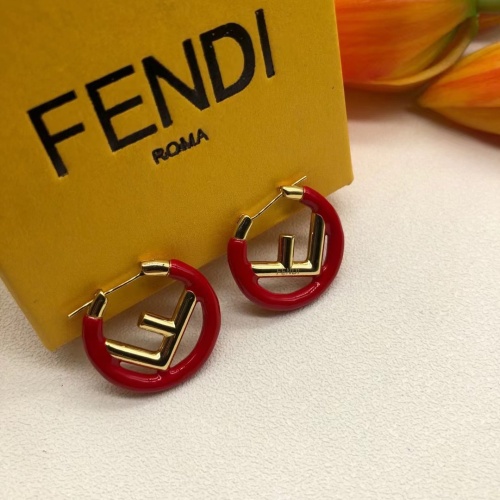 Replica Fendi Earrings For Women #1182117 $27.00 USD for Wholesale