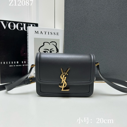 Yves Saint Laurent YSL AAA Quality Messenger Bags In Gray For Women #1182243 $96.00 USD, Wholesale Replica Yves Saint Laurent YSL AAA Messenger Bags