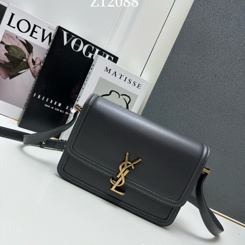 Yves Saint Laurent YSL AAA Quality Messenger Bags In Gray For Women #1182245 $98.00 USD, Wholesale Replica Yves Saint Laurent YSL AAA Messenger Bags
