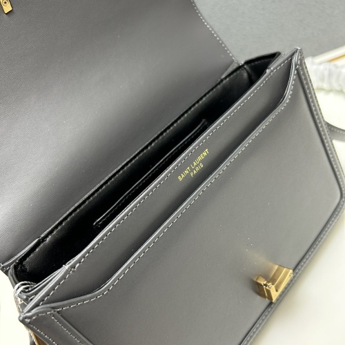 Replica Yves Saint Laurent YSL AAA Quality Messenger Bags In Gray For Women #1182245 $98.00 USD for Wholesale