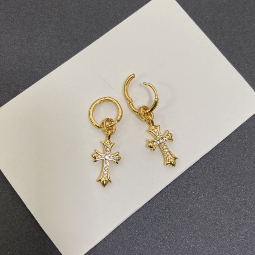 Replica Chrome Hearts Earrings For Women #1182248 $34.00 USD for Wholesale