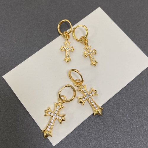 Replica Chrome Hearts Earrings For Women #1182248 $34.00 USD for Wholesale