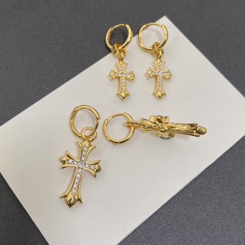 Replica Chrome Hearts Earrings For Women #1182250 $34.00 USD for Wholesale
