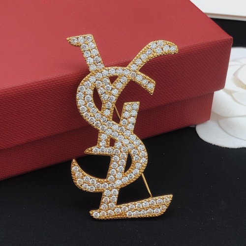 Replica Yves Saint Laurent Brooches For Women #1182329 $32.00 USD for Wholesale
