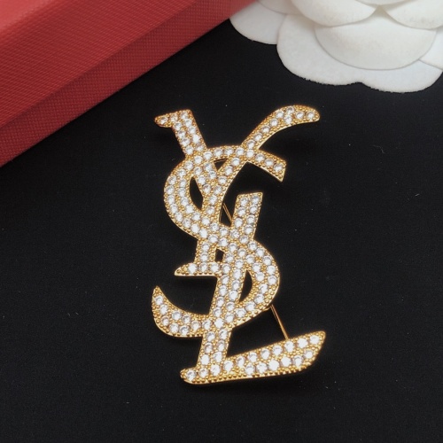 Replica Yves Saint Laurent Brooches For Women #1182329 $32.00 USD for Wholesale
