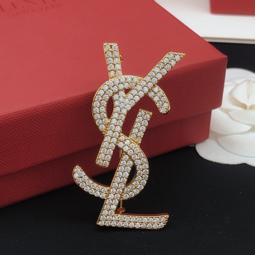Replica Yves Saint Laurent Brooches For Women #1182331 $32.00 USD for Wholesale