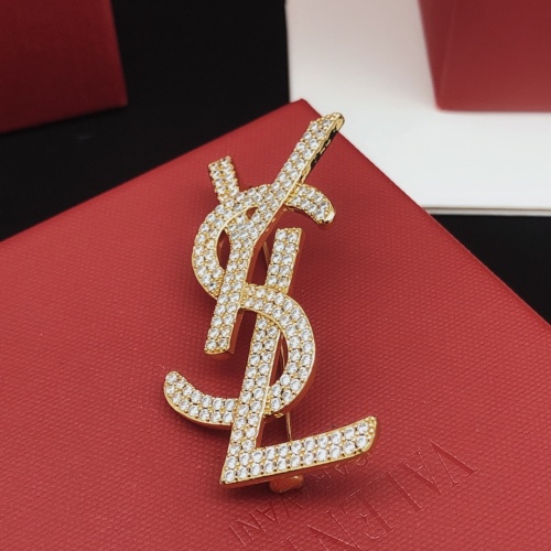 Replica Yves Saint Laurent Brooches For Women #1182331 $32.00 USD for Wholesale