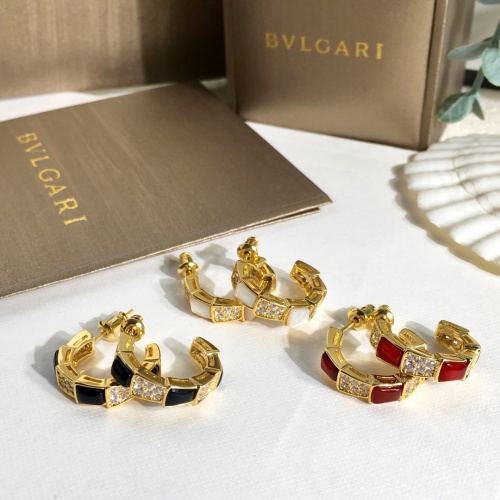 Replica Bvlgari Earrings For Women #1182468 $29.00 USD for Wholesale